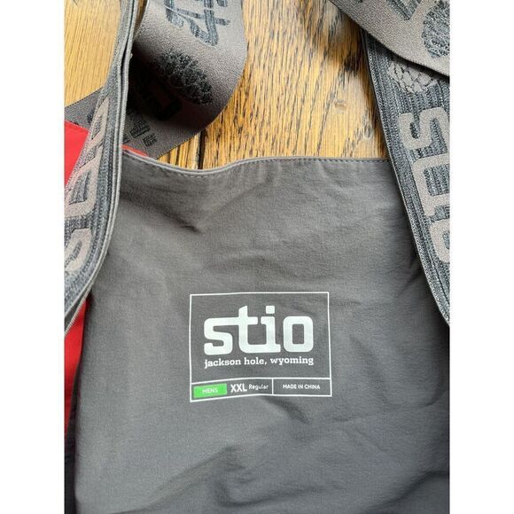 NWT Stio Environ Bib Ski Snowboard Pants Red Men's XXL Elderberry Red $459 MSRP - Picture 2 of 8